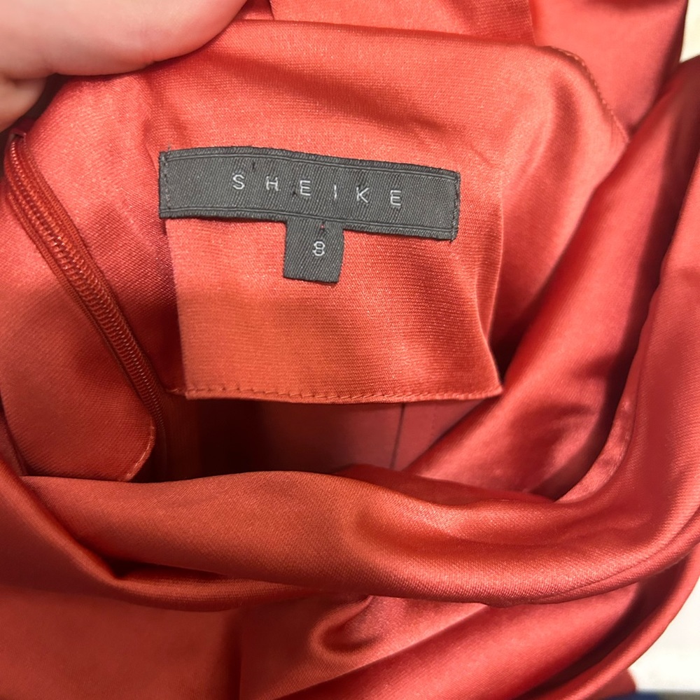 Coral Sheike one shoulder dress Size 8